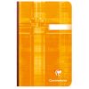 Carnet brochure dos toil&eacute; 11x17 cm 192 pages petits carreaux