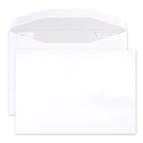 Boite de 500 Enveloppes Blanches C5-162x229mm &ndash; Gomm&eacute;e M&eacute;canisable &ndash; 80g/m2 &ndash; pour machine de mise sous pli automatique
