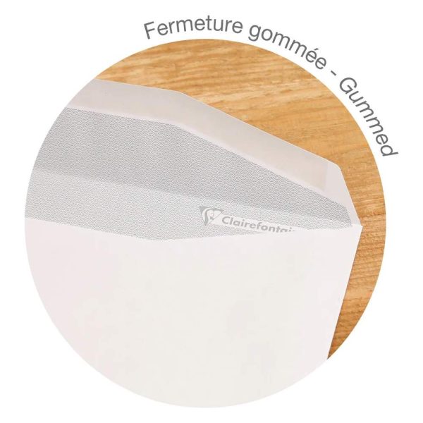 Boite de 500 Enveloppes Blanches DL2-114x229mm &ndash; Gomm&eacute;e M&eacute;canisable &ndash; 80g/m2 &ndash; pour machine de mise sous pli automatiquE