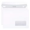 Boite de 500 Enveloppes Blanches C5-162x229mm - Auto-Adh&eacute;sives - 80g/m2 -Fen&ecirc;tre Papier Cristal 45x100 (position 20/20)