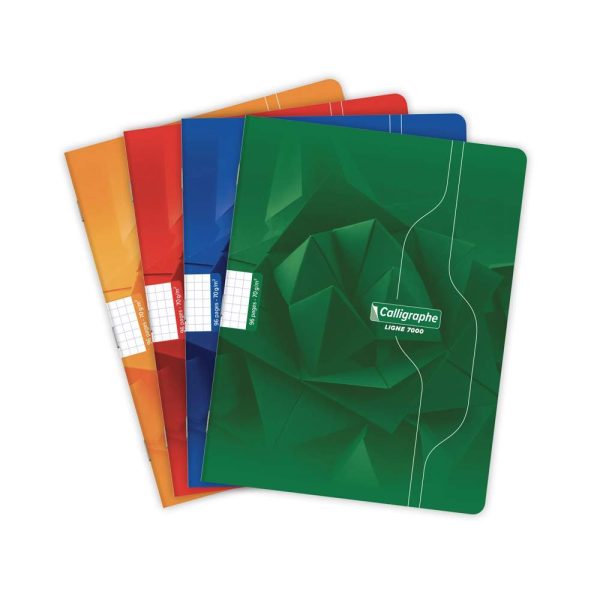 Cahier piqu&eacute; 7000 17&times;22 cm 96 pages petits carreaux 70 g