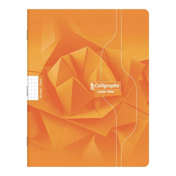Cahier piqu&eacute; 7000 17&times;22 cm 96 pages petits carreaux 70 g