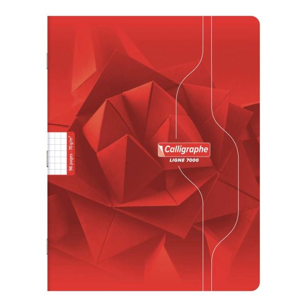 Cahier piqu&eacute; 7000 17&times;22 cm 96 pages petits carreaux 70 g