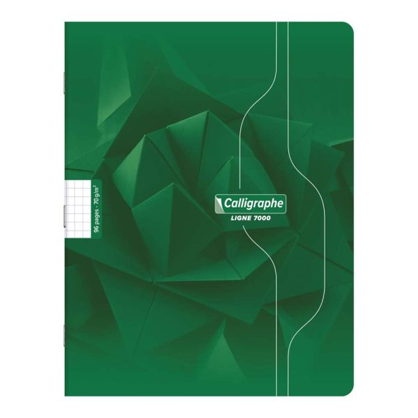 Cahier piqu&eacute; 7000 17&times;22 cm 96 pages petits carreaux 70 g