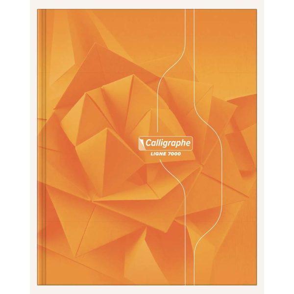 Cahier brochure rembord&eacute;e rigide 7000 17&times;22 cm 288 pages grands carreaux 70 g
