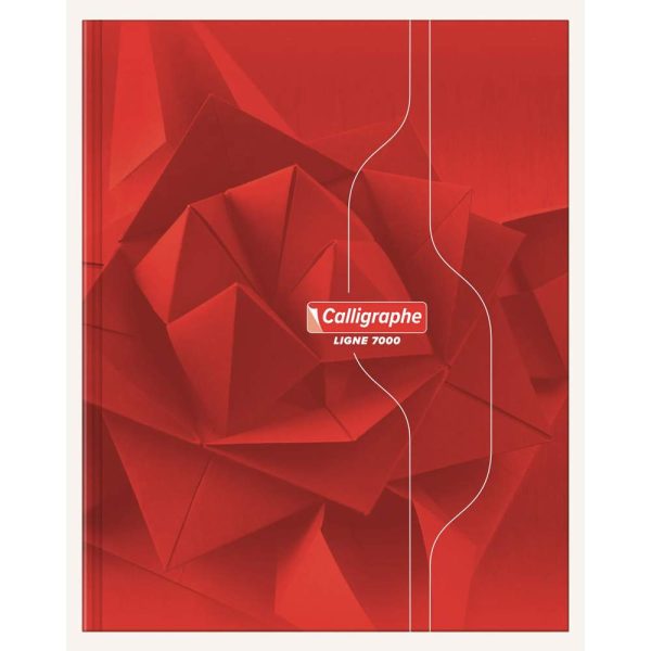 Cahier brochure rembord&eacute;e rigide 7000 17&times;22 cm 288 pages grands carreaux 70 g