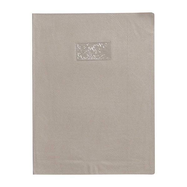 Prot&egrave;ge-cahiers grain cuir PVC 22/100&egrave;me A4