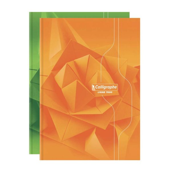 Cahier brochure rembord&eacute;e rigide 7000 A4 192 pages petits carreaux 70 g