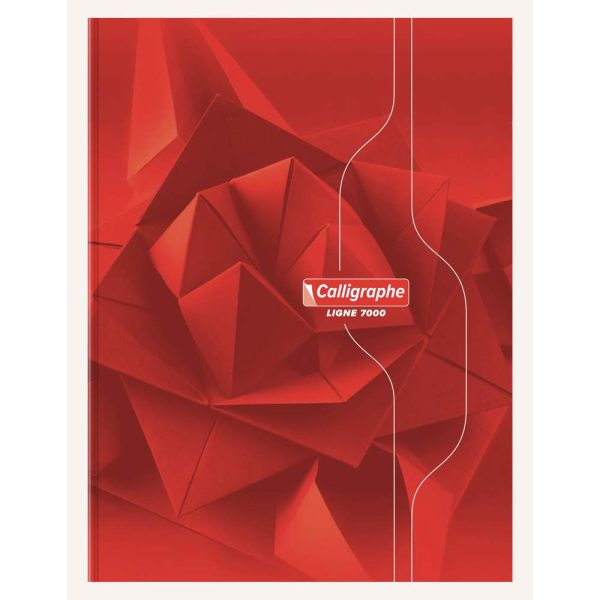Cahier brochure rembord&eacute;e rigide 7000 24&times;32 cm 192 pages grands carreaux 70 g