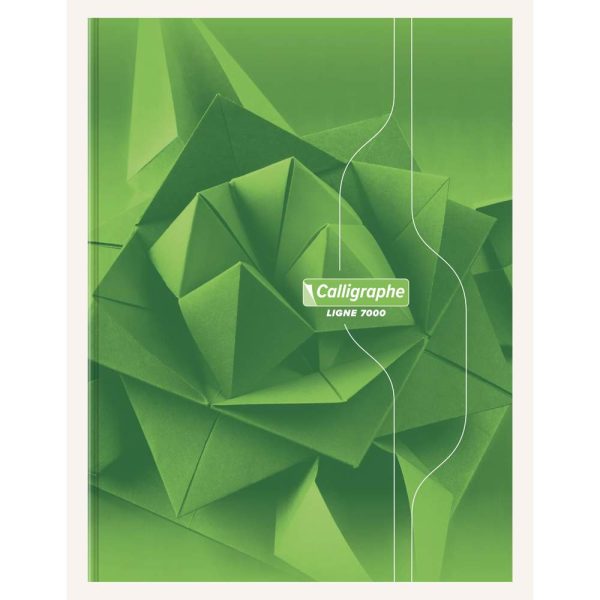 Cahier brochure rembord&eacute;e rigide 7000 24&times;32 cm 192 pages grands carreaux 70 g