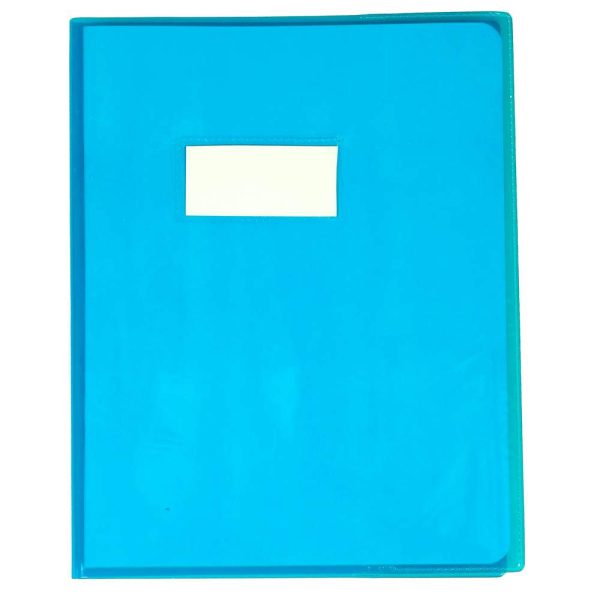 Prot&egrave;ge-cahiers cristalux PVC 22/100&egrave;me 17&times;22 cm