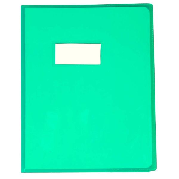 Prot&egrave;ge-cahiers cristalux PVC 22/100&egrave;me 17&times;22 cm