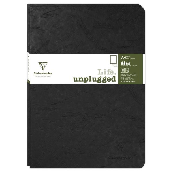Set de 2 carnets piqu&eacute;s Age Bag A4 96 pages uni