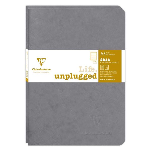 Set de 2 carnets piqu&eacute;s Age Bag A5 96 pages lign&eacute;