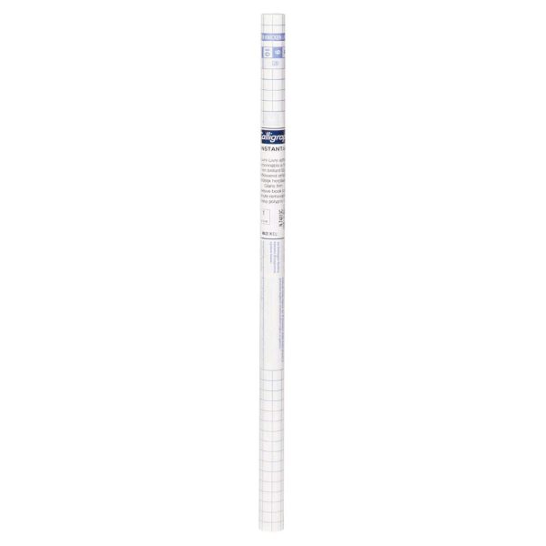 L&rsquo;Instantan&eacute; rouleau couvre-livres adh&eacute;sif repositionnable polypropyl&egrave;ne 5/100&egrave;me 1 m x 0,50 m Pr&eacute;sentoir