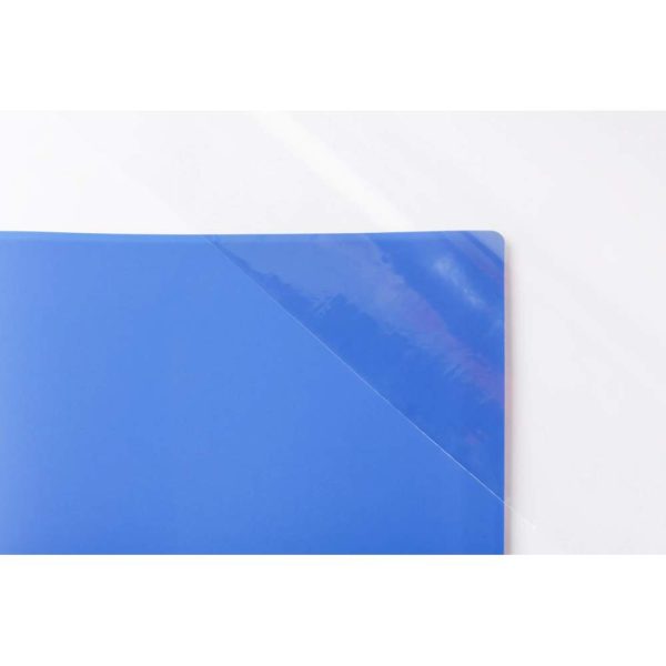 Rouleau couvre-livres cristal non adh&eacute;sif PVC 8/100&egrave;me 5 m x 0,45 m Pr&eacute;sentoir