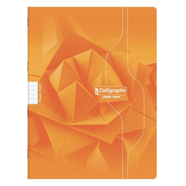 Cahier piqu&eacute; 7000 24&times;32 cm 48 pages grands carreaux 70 g