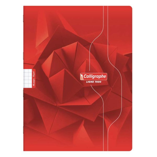 Cahier piqu&eacute; 7000 24&times;32 cm 48 pages grands carreaux 70 g