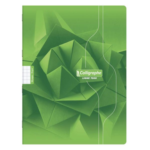 Cahier piqu&eacute; 7000 24&times;32 cm 96 pages grands carreaux 70 g