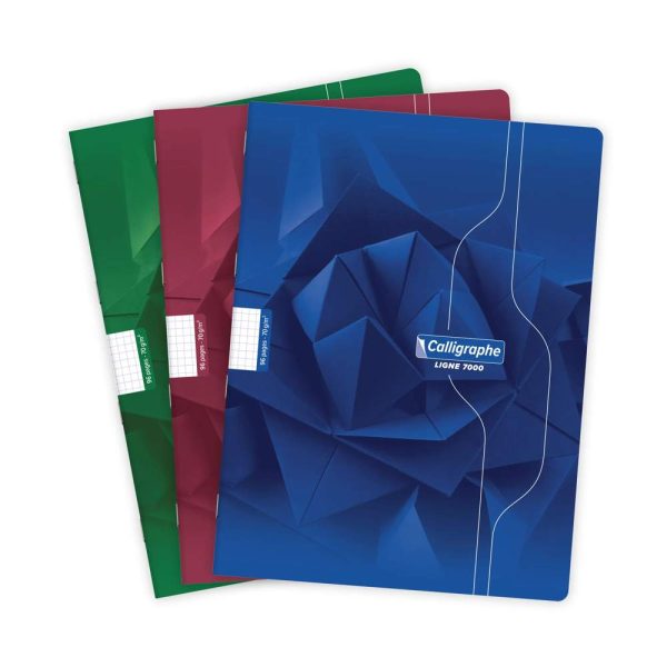 Cahier piqu&eacute; 7000 24&times;32 cm 96 pages petits carreaux 70 g