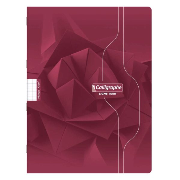 Cahier piqu&eacute; 7000 24&times;32 cm 96 pages petits carreaux 70 g