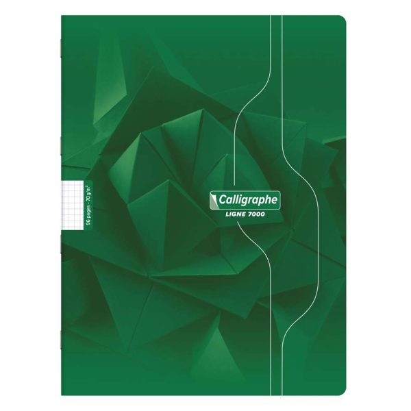 Cahier piqu&eacute; 7000 24&times;32 cm 96 pages petits carreaux 70 g