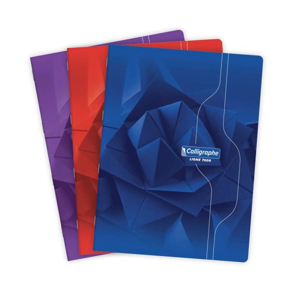 Cahier piqu&eacute; 7000 24&times;32 cm 140 pages grands carreaux 70 g