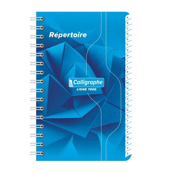 R&eacute;pertoire reliure int&eacute;grale 7000 9&times;14 cm 100 pages petits carreaux 70 g