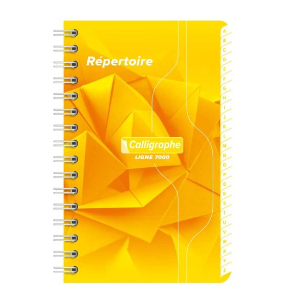 R&eacute;pertoire reliure int&eacute;grale 7000 9&times;14 cm 100 pages petits carreaux 70 g