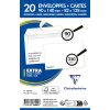 Combin&eacute; de 20 Enveloppes Blanches 90x140mm Auto-Adh&eacute;sives 90g/m2 + 20 Cartes Bristol Blanches 82x128mm 220g/m2
