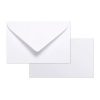 Combin&eacute; Triomphe comprenant 20 Enveloppes Blanches Doubl&eacute;s 90x140mm - Gomm&eacute;es - 130g/m2 + 20 Cartes Bristol Blanches 82x128mm 220g/m2