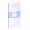 Paquet de 25 Enveloppes Blanches Doubl&eacute;es Triomphe DL- 110x220mm - Auto-Adh&eacute;sives - 130g/m2