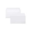 Paquet de 25 Enveloppes Blanches Doubl&eacute;es Triomphe DL- 110x220mm - Auto-Adh&eacute;sives - 130g/m2