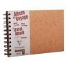 Album de voyage Age Bag reliure int&eacute;grale A5 paysage 80 pages lign&eacute; 120g + uni &agrave; grain 160g