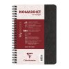 Carnet reliure int&eacute;grale &agrave; pochettes Age Bag A5 120 pages d&eacute;tachables lign&eacute;