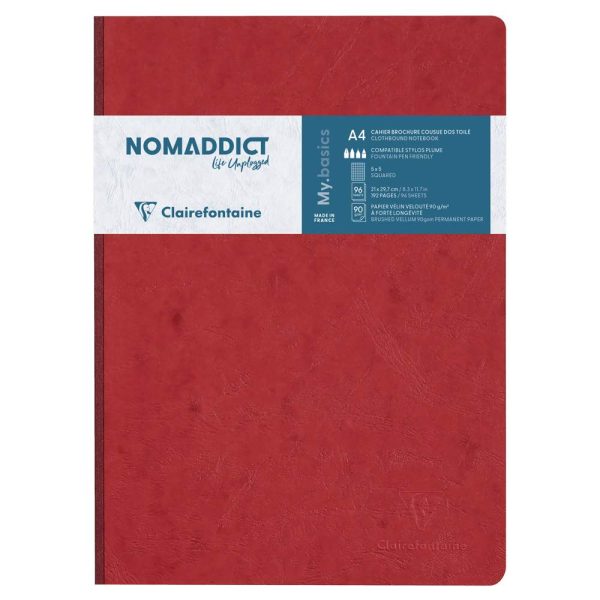 Cahier brochure Age Bag A4 192 pages petits carreaux