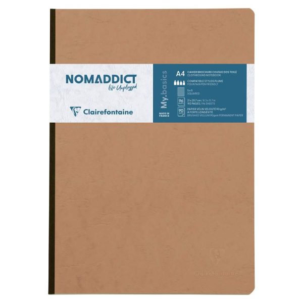 Cahier brochure Age Bag A4 192 pages petits carreaux