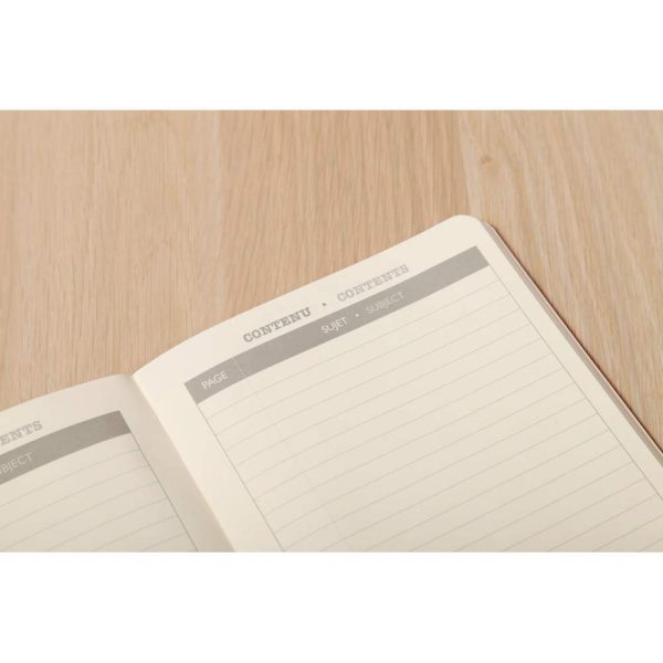 My.Essential Age Bag carnet brochure cousu dos carr&eacute; &agrave; pages num&eacute;rot&eacute;es B5 192 pages lign&eacute; papier ivoire 90 g