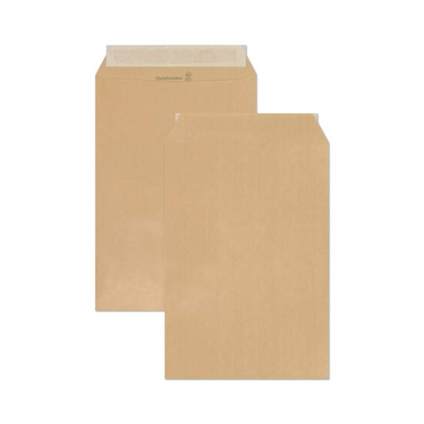 Paquet de 5 Pochettes Kraft Adour Brun 176x250mm &ndash; Auto-Adh&eacute;sives &ndash; 90g/m2