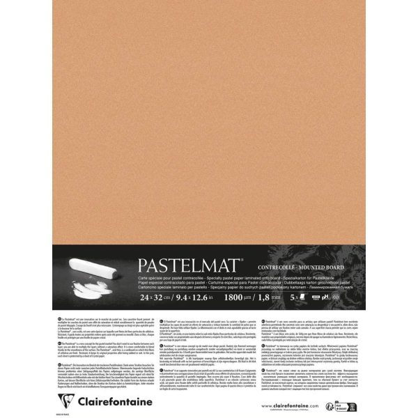 Pastelmat contrecoll&eacute; 5 feuilles 24x32cm