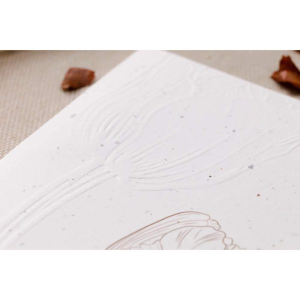 Tulip paper, Carnet cousu fil A5 14,8&times;1 cm, 64 pages, dots