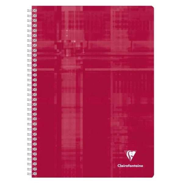 Cahier reliure int&eacute;grale A4 180 pages lign&eacute; + marge