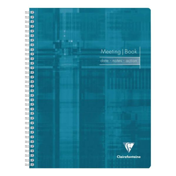 Meeting Book cahier reliure int&eacute;grale A4+ 160 pages d&eacute;tachables Couleur al&eacute;atoire