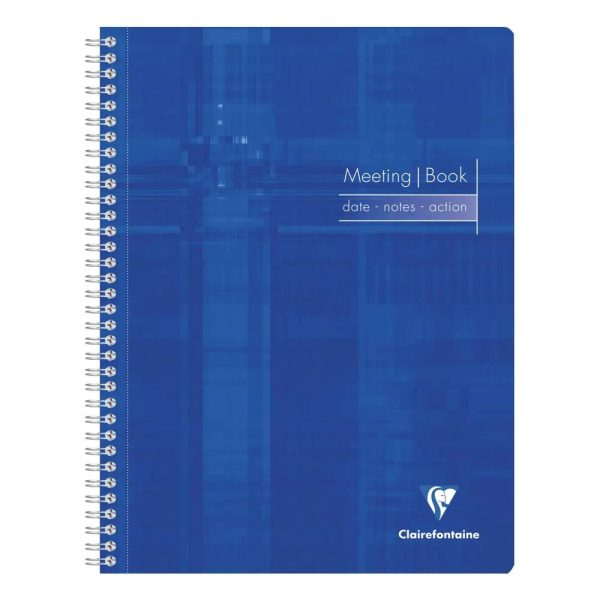 Meeting Book cahier reliure int&eacute;grale A4+ 160 pages d&eacute;tachables Couleur al&eacute;atoire