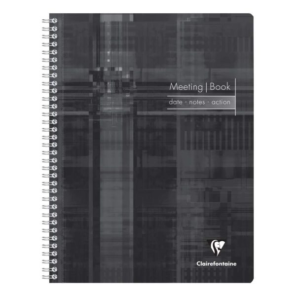 Meeting Book cahier reliure int&eacute;grale A4+ 160 pages d&eacute;tachables Couleur al&eacute;atoire