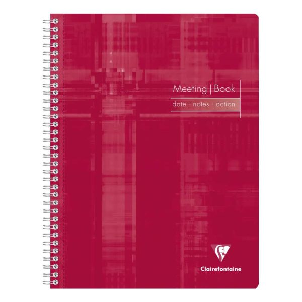 Meeting Book cahier reliure int&eacute;grale A4+ 160 pages d&eacute;tachables Couleur al&eacute;atoire
