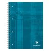 Bind'O Block cahier reliure int&eacute;grale A4+ 160 pages d&eacute;tachables perfor&eacute;es 4 trous lign&eacute; + marge et cadre en-t&ecirc;te 4 couleurs de bandes