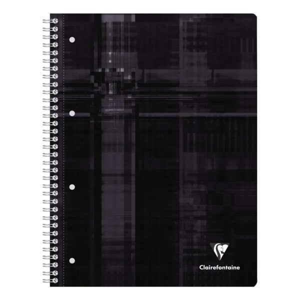 Cahier reliure int&eacute;grale A4+ 240 pages d&eacute;tachables perfor&eacute; 4 trous petits carreaux + marge et cadre en-t&ecirc;te 4 couleurs de papier Couleur al&eacute;atoire