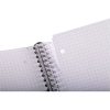 Cahier reliure int&eacute;grale A4+ 160 pages d&eacute;tachables perfor&eacute; 4 trous petits carreaux Couleur al&eacute;atoire