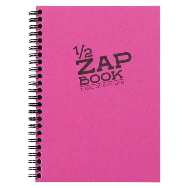 1/2 Zap Book carnet spiral&eacute; 80F A5 80g